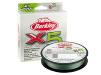Šňůra Berkley X5 Low Vis Green 150m - 0,10mm